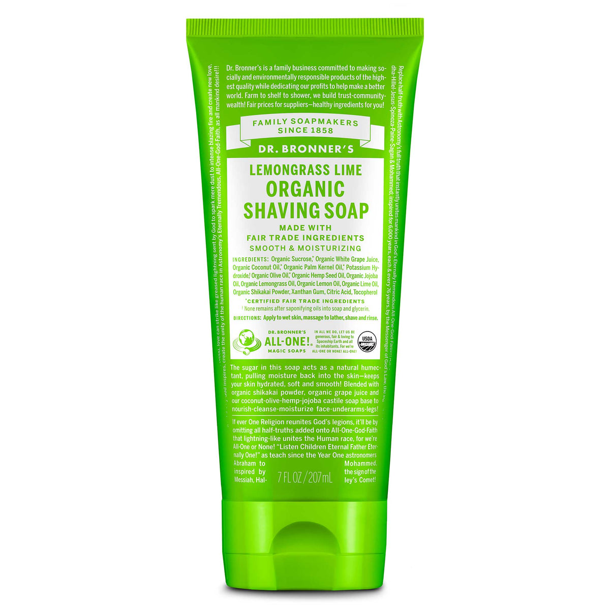 Lemongrass Lime - Organic Shaving Soaps product image 1