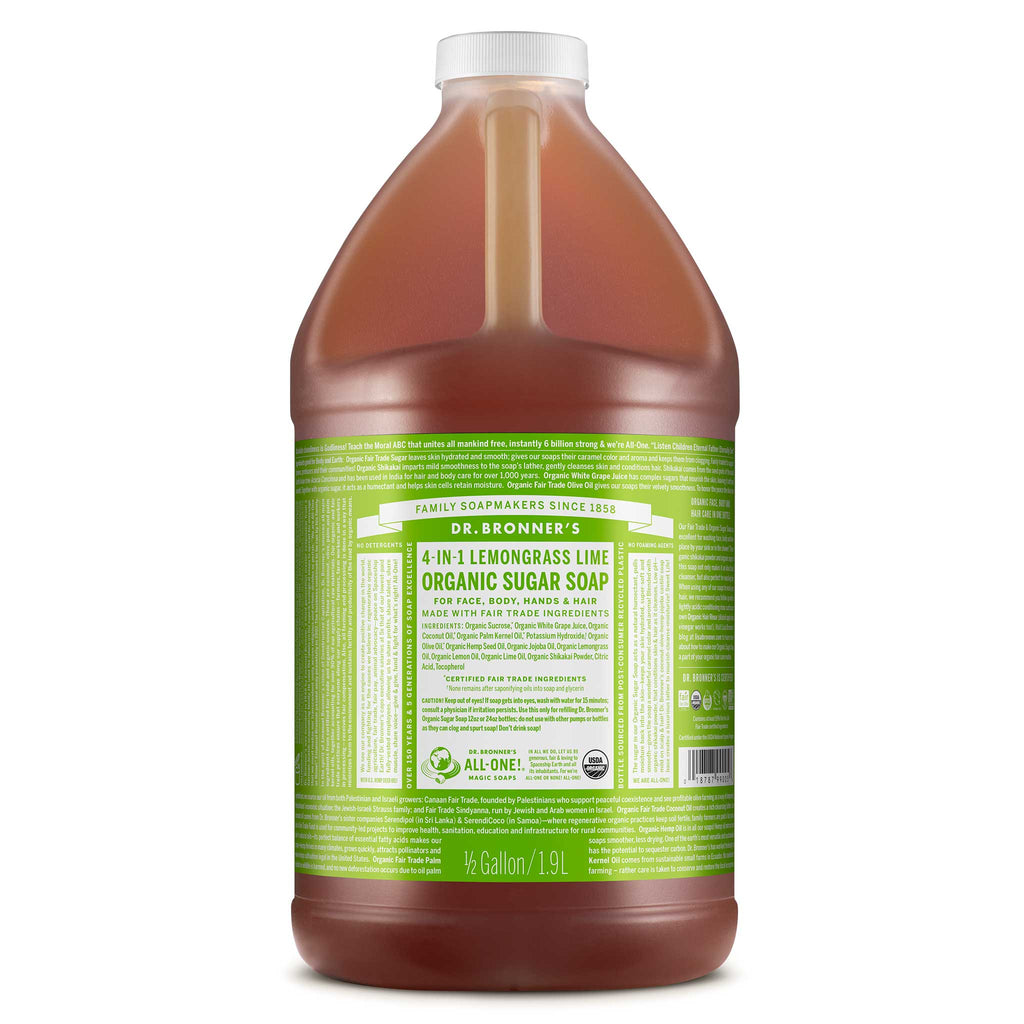 Lemongrass  Organic Sugar Soaps Everyday Care