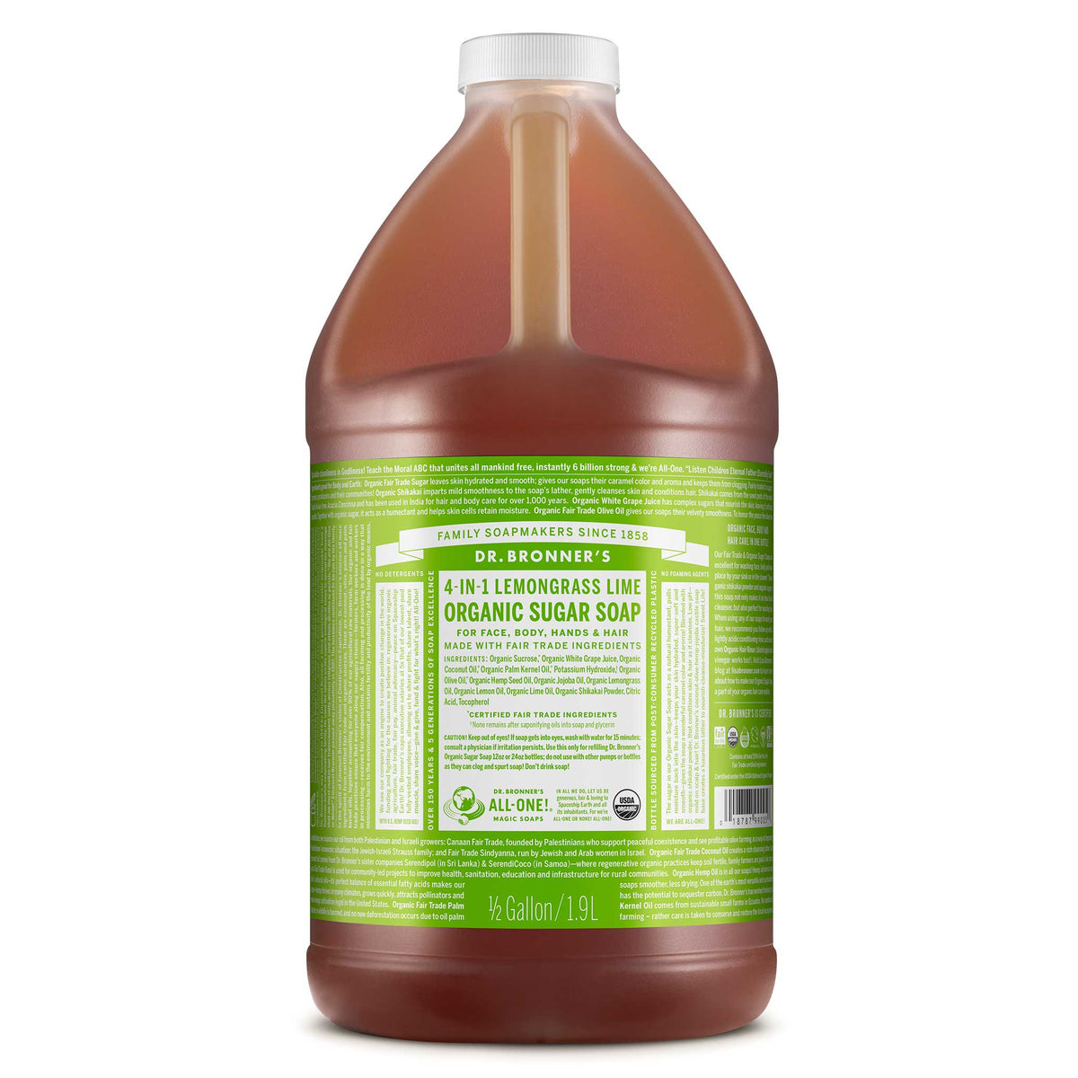 Lemongrass  Organic Sugar Soaps Everyday Care