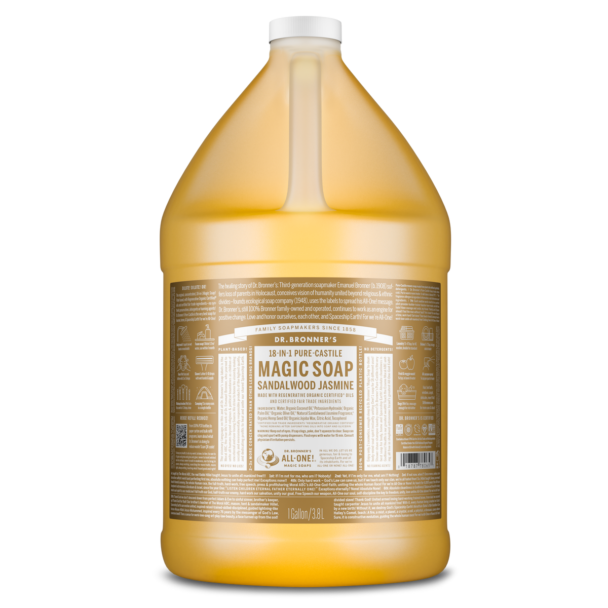 Sandalwood Jasmine  PureCastile Magic Soap Everyday Care