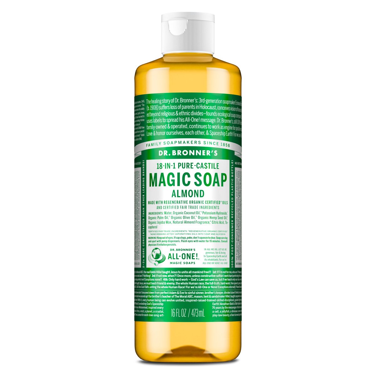 Almond  PureCastile Magic Soap Everyday Care