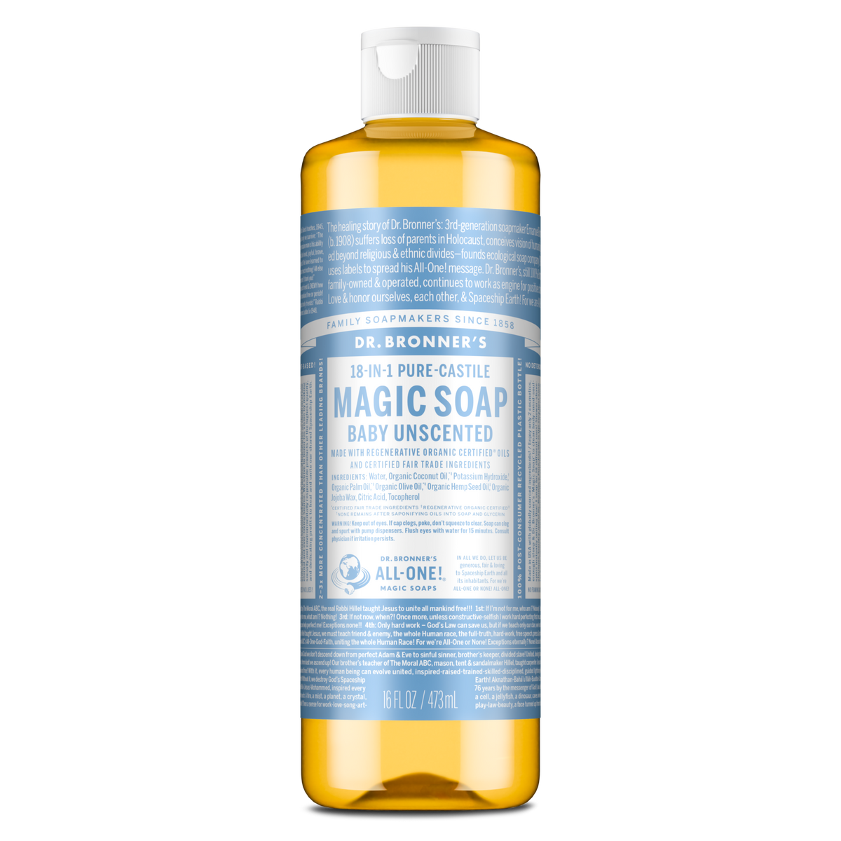 Unscented  PureCastile Magic Soap Everyday Care
