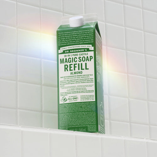 Almond  PureCastile Magic Soap Refill Everyday Care
